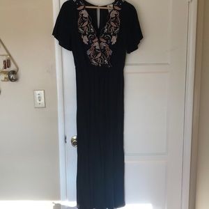 Sadie & Sage jumpsuit with beautiful embroidery
